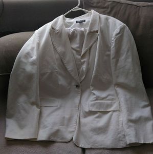 John Meyer White Pants Suit